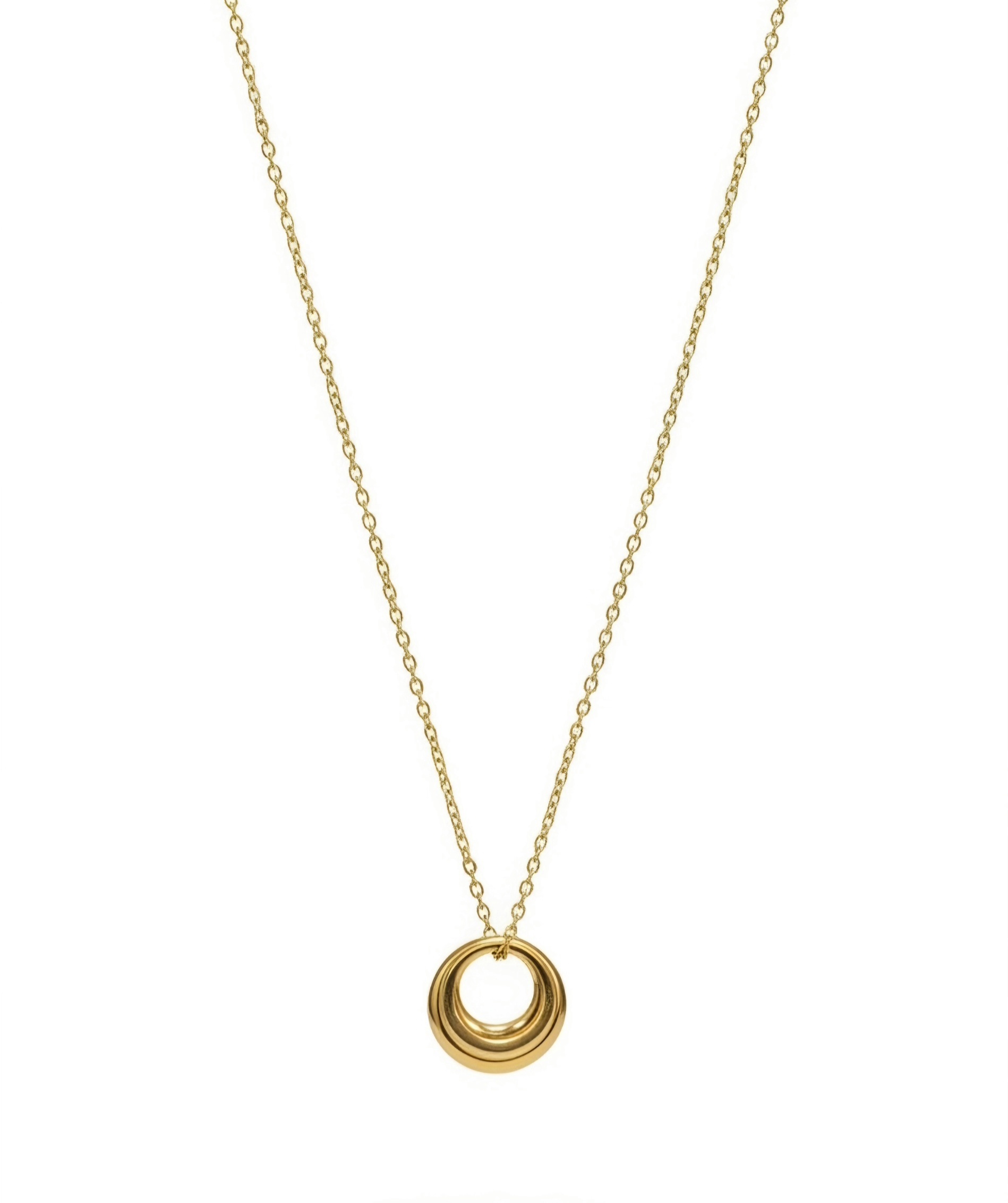 Golden Clover Necklace — view 1